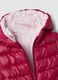 Reversible Ultralight Pink and Red Hooded Zip Jacket for Girls_2