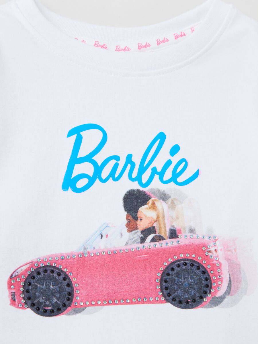 T-shirt a maniche lunghe stampa Barbie™_2
