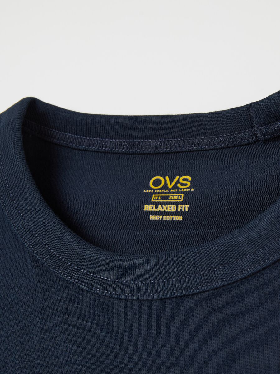Cotton T-shirt with round neck_5