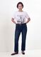 White pure cotton T-shirt with graphic print, regular fit_2