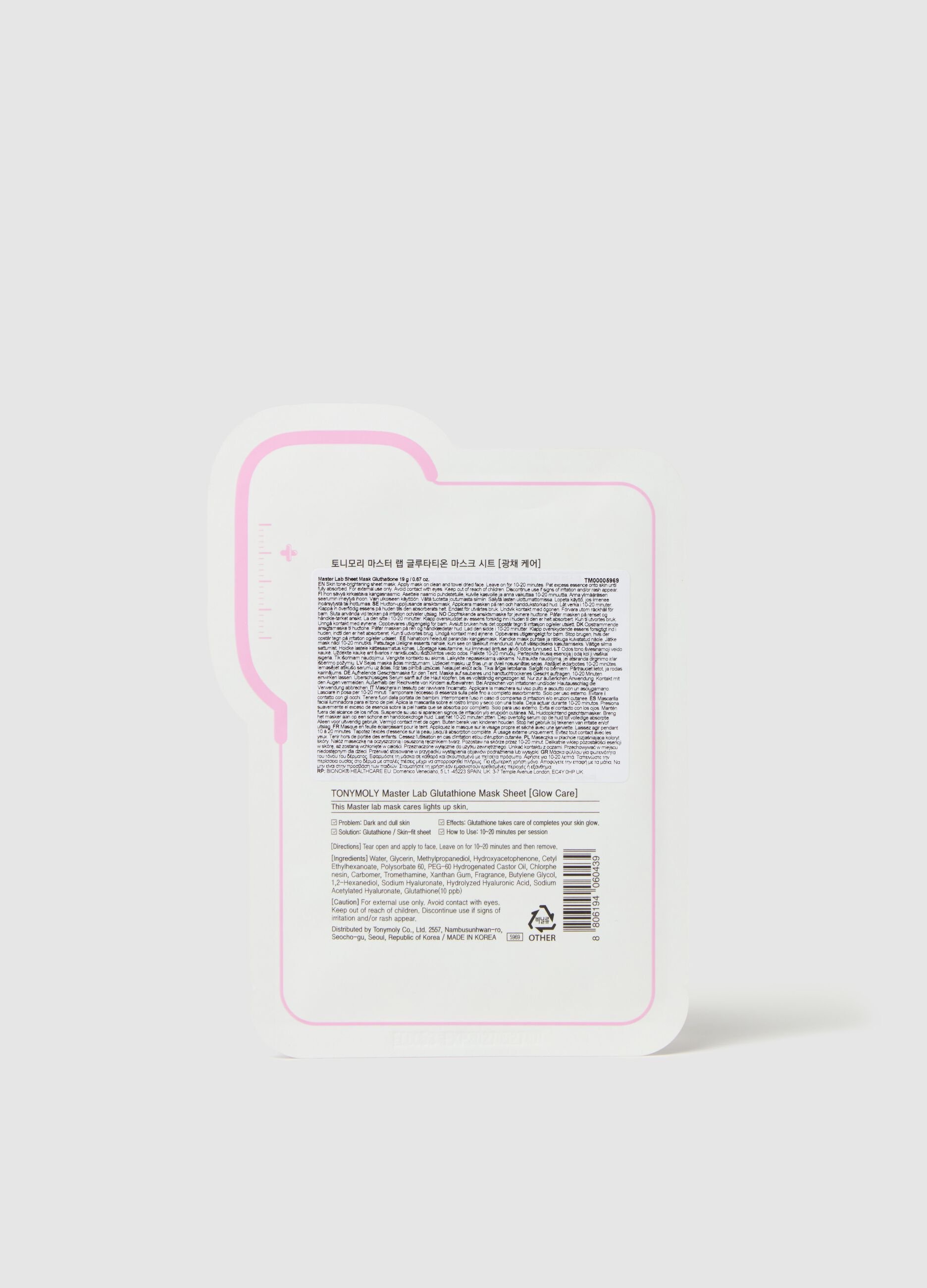 Master Lab Real Mask Sheet Glutathione - Korean skincare