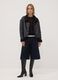 Black regular jacket with wide collar_1