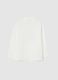 White child's turtleneck sweater in pure cotton regular fit_1