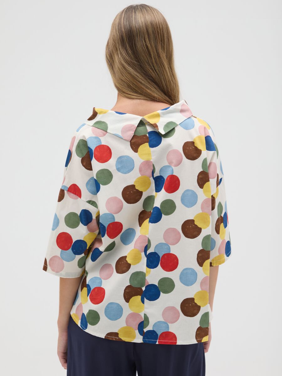 Women's cotton blend multicolour regular fit top_2