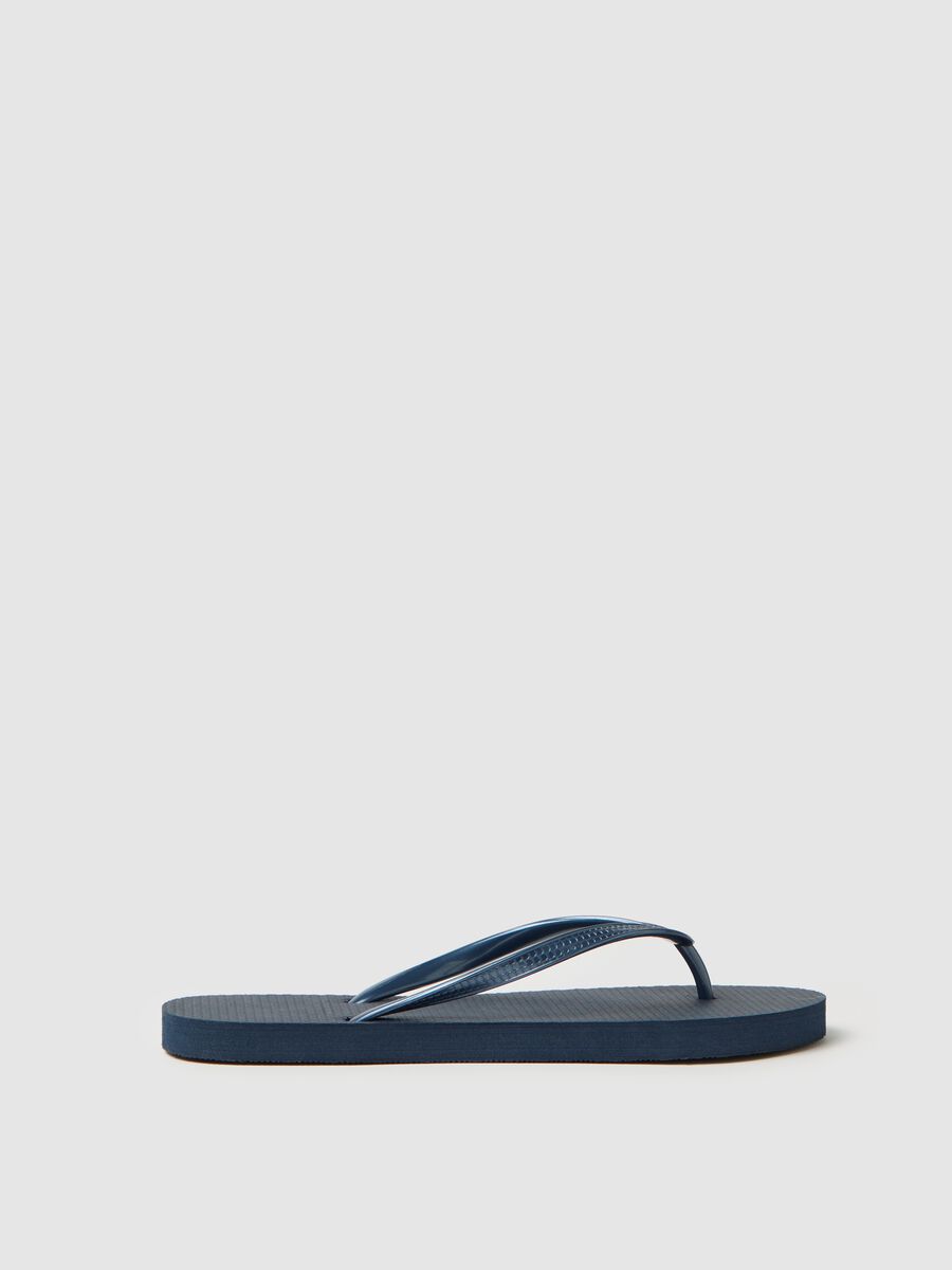Blue Plastic Flip-Flops_0