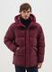 Burgundy The Iconic Puffer Jacket with Adjustable Hood_1