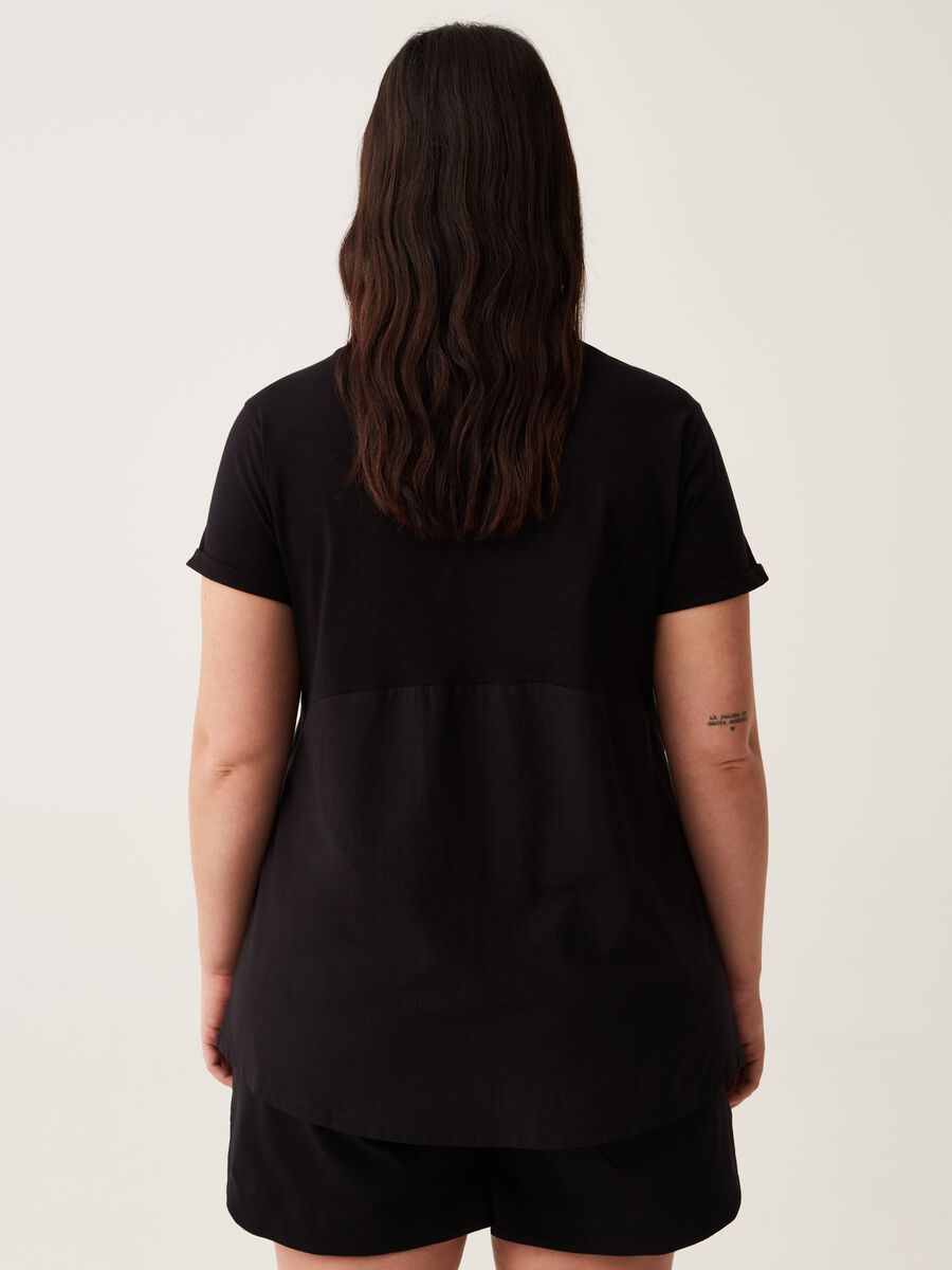 MYA Curvy T-shirt in jersey with insert_2