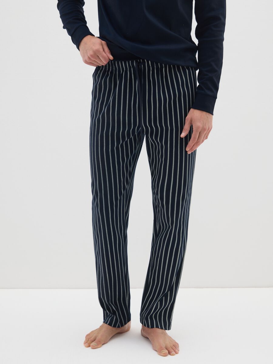 Multicolour pure cotton pyjamas regular fit_3