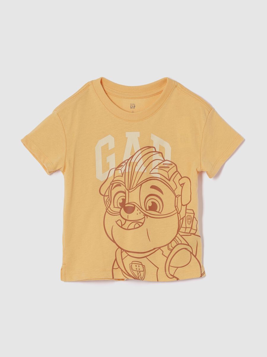 Yellow T-shirt with GAP print and character_0