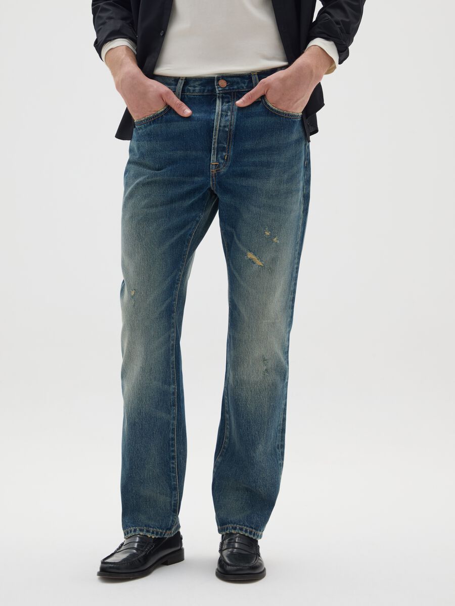 Pure Cotton Regular Fit Denim Jeans_1