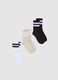 Multicolour Cotton Stretch Socks Tripack Set_0