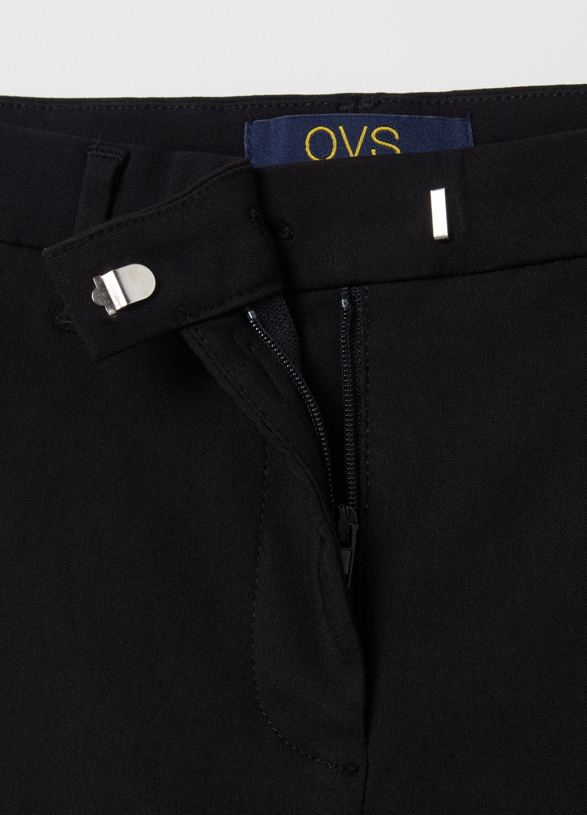 Slim-fit ankle-length chinos