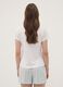White organic cotton Mickey Mouse print pyjama T-shirt_3