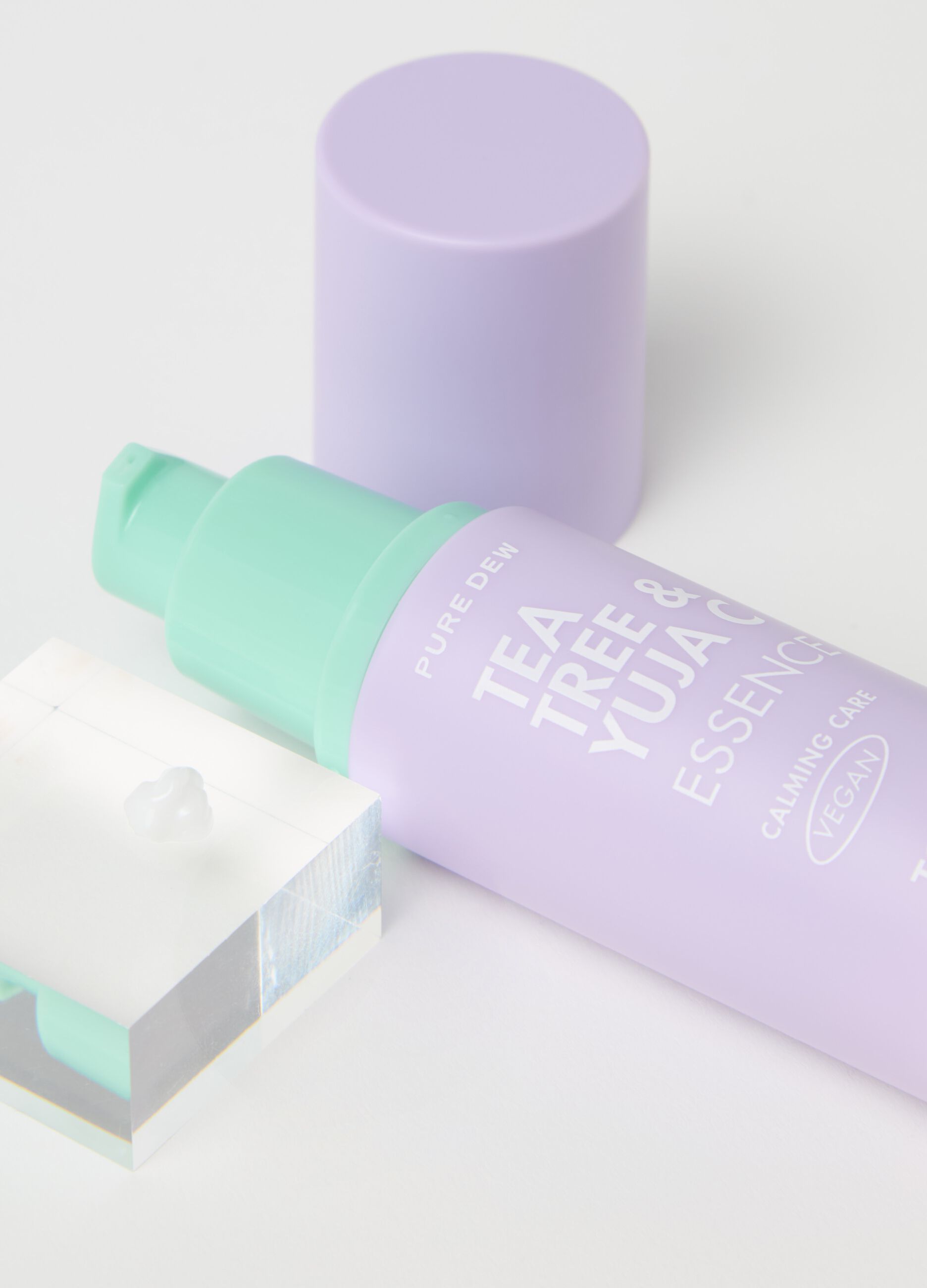 Pure Dew Tea Tree & Yuja C Calming Essence - Korean skincare