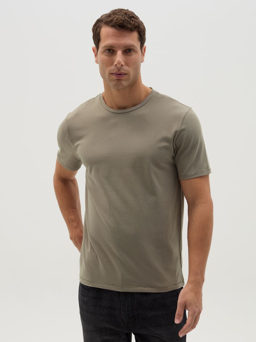 Slim-fit T-shirt in organic cotton_1