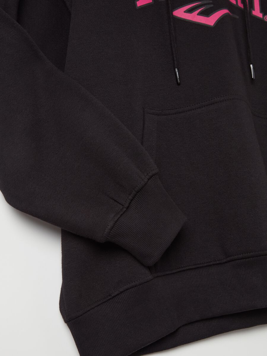 Sweatshirt with hood and logo print_5