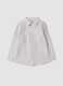 Camicia verde a quadri in puro cotone_0