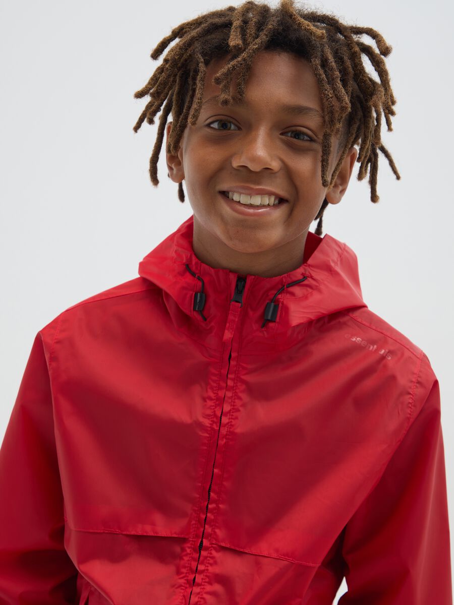 Giacca da ragazzo in rosso regular fit_2