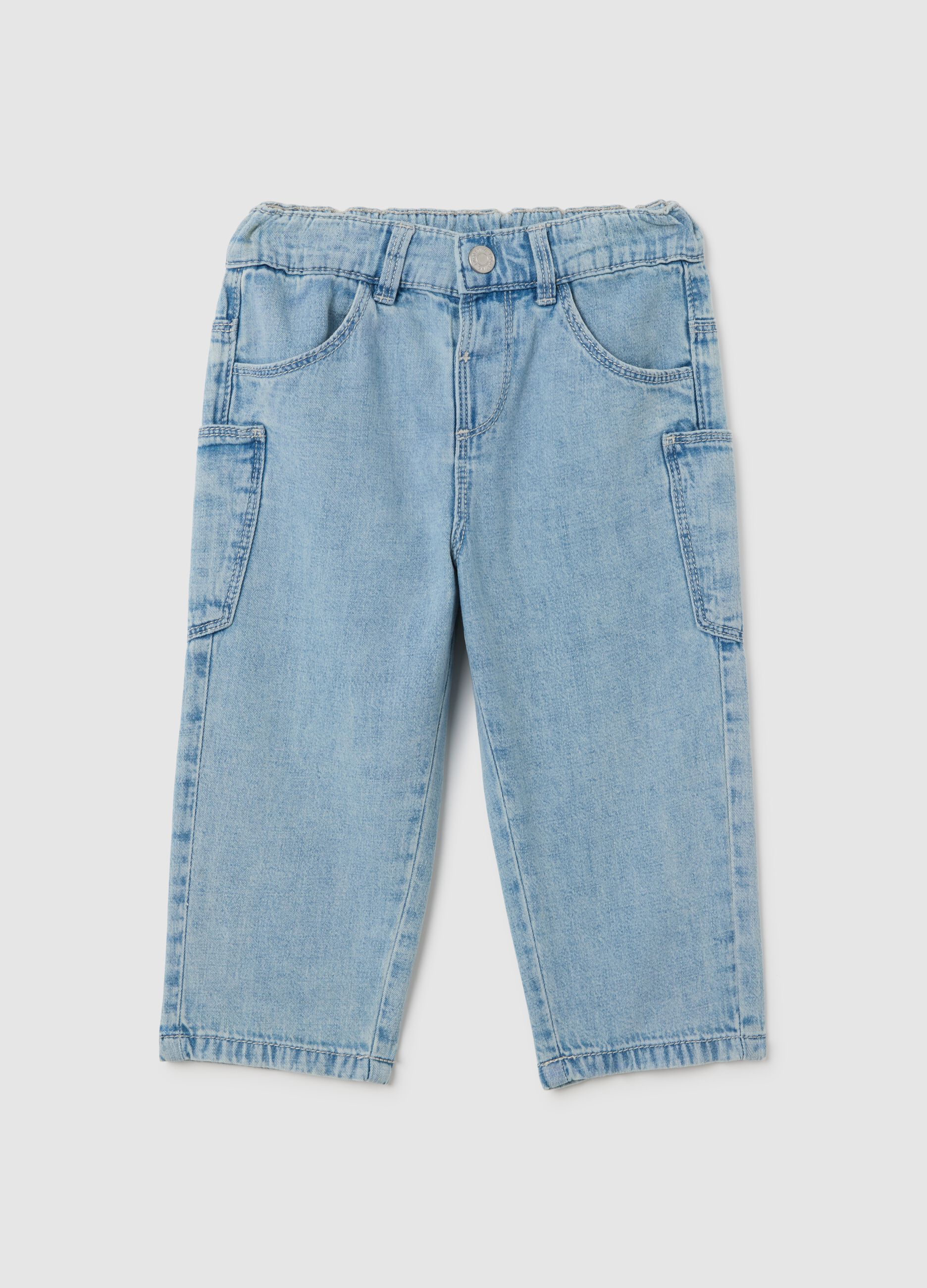 Children's Blue Denim Over Fit Jeans