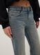 Blue Stretch Cotton Bootcut Jeans_3
