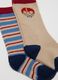 Baby Long Socks Tripack in Multicolour Cotton Blend_1