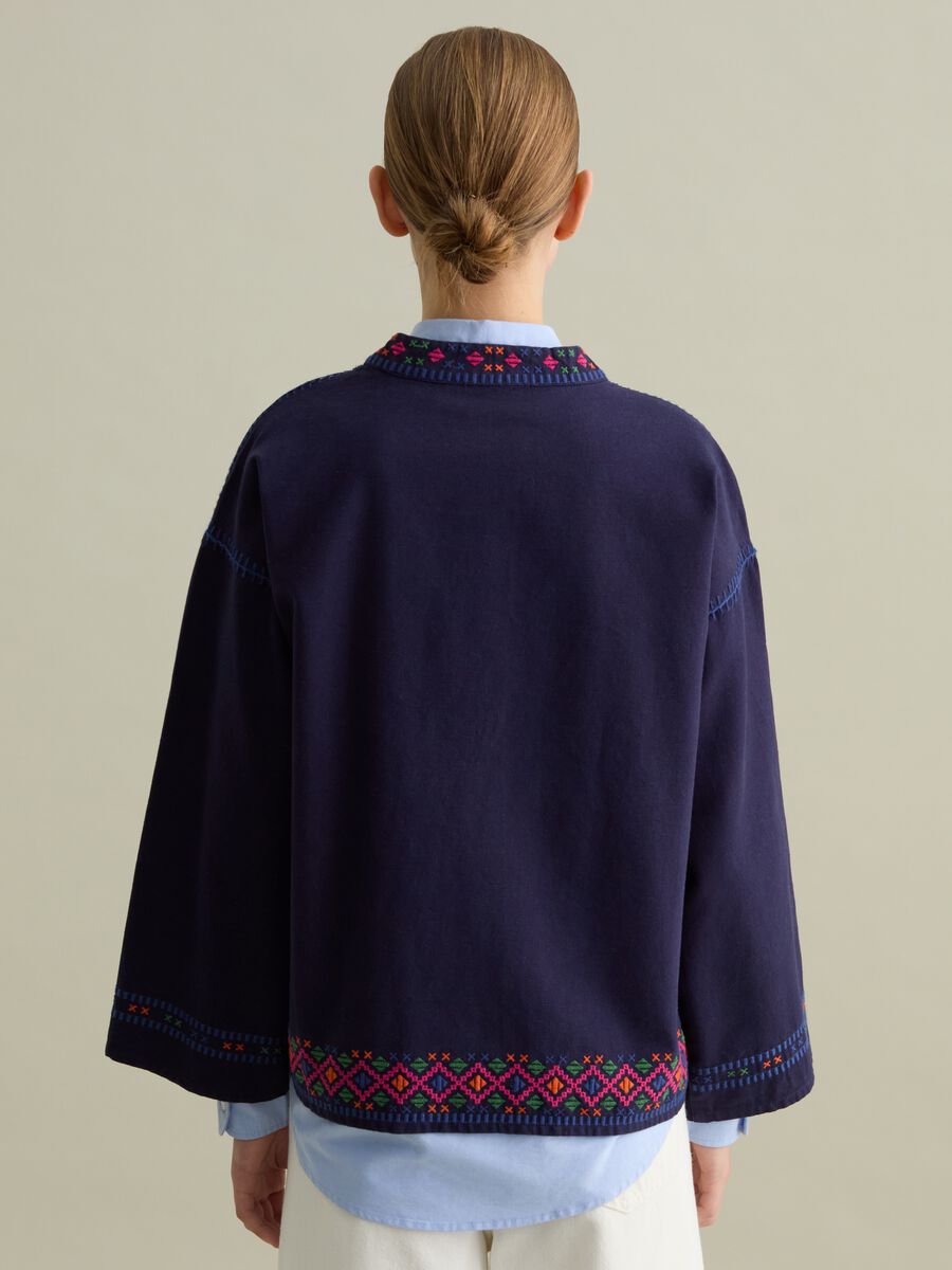 Kimono jacket with ethnic details_3