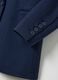 Blue Stretch Fabric Regular Fit Blazer_5