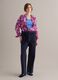 Camicia multicolor a maniche corte in pura viscosa_1