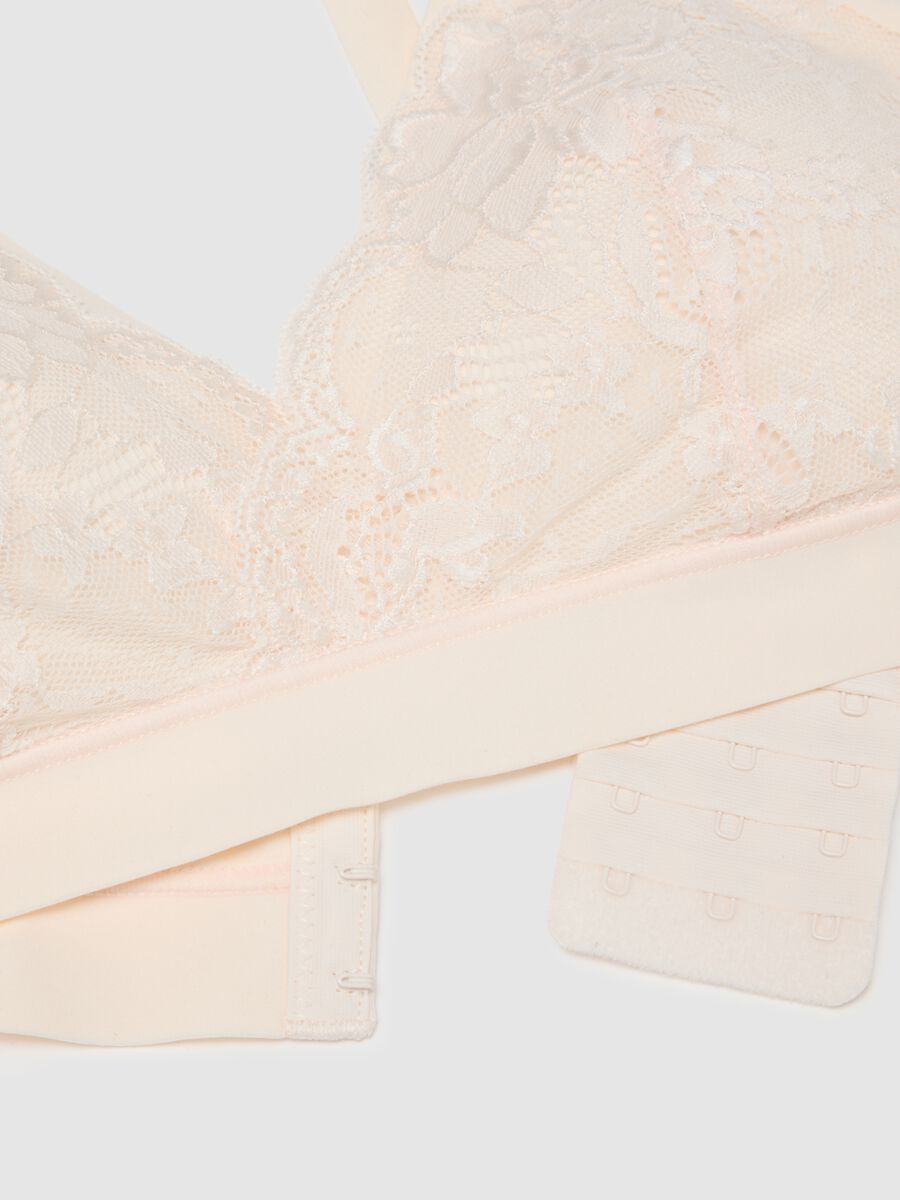 Beige lace bra with removable padding_5