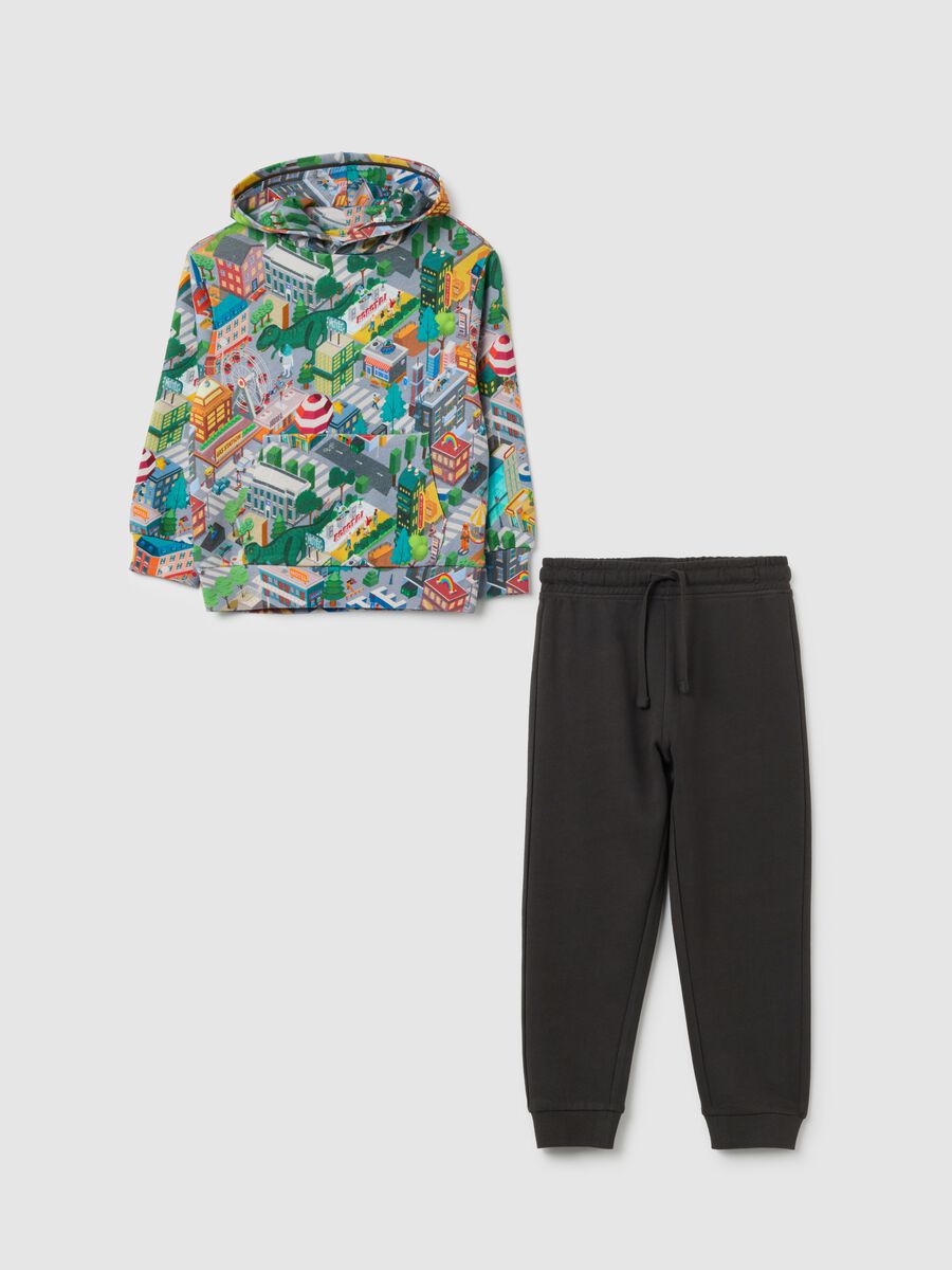 Kids' Outfit in Multicolor Pure Cotton_0