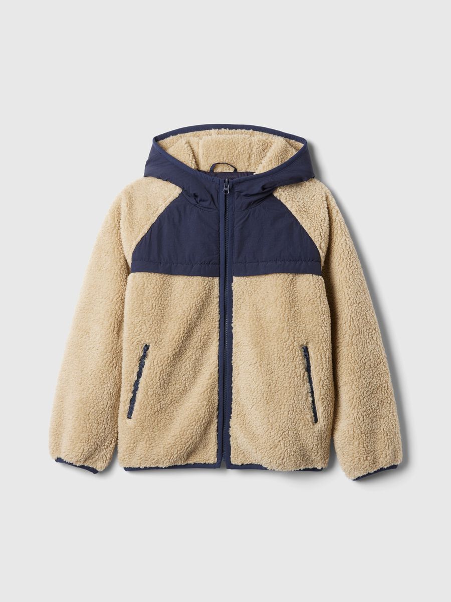 Giacca in sherpa con cappuccio_3