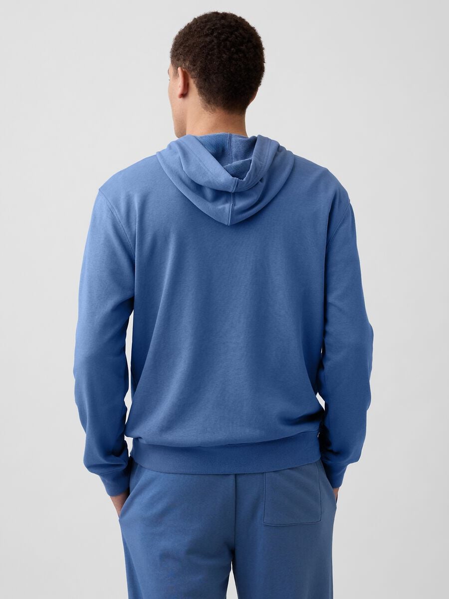 Felpa con cappuccio e logo GAP in misto cotone_1