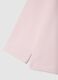 Pink stretch cotton blend girls' sweater with turtleneck_2