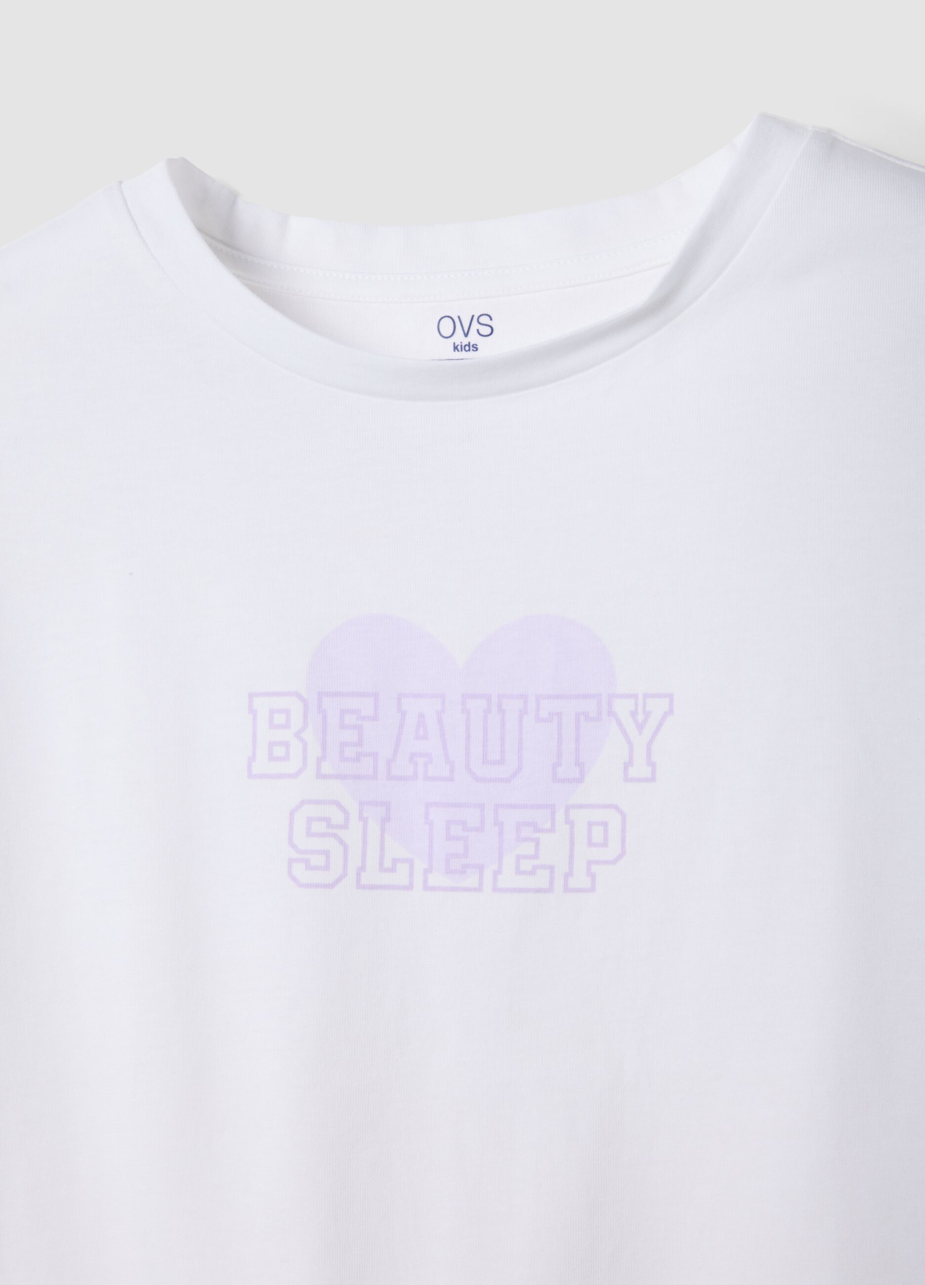 Girls&rsquo; multicolour pure cotton short pyjamas with print