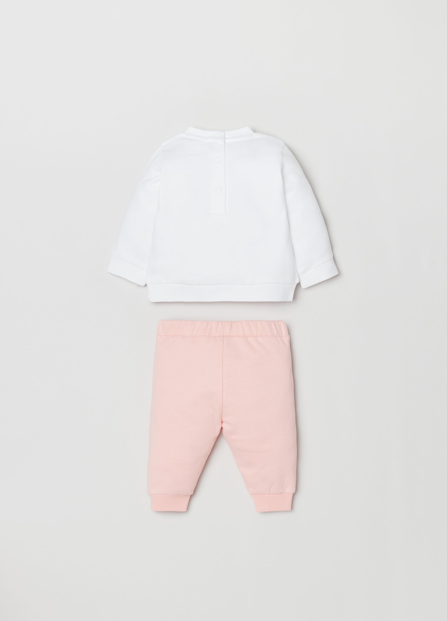 Set t-shirt con stampa e pantaloni_1