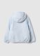 Children's blue waterproof jacket regular fit with hood_1