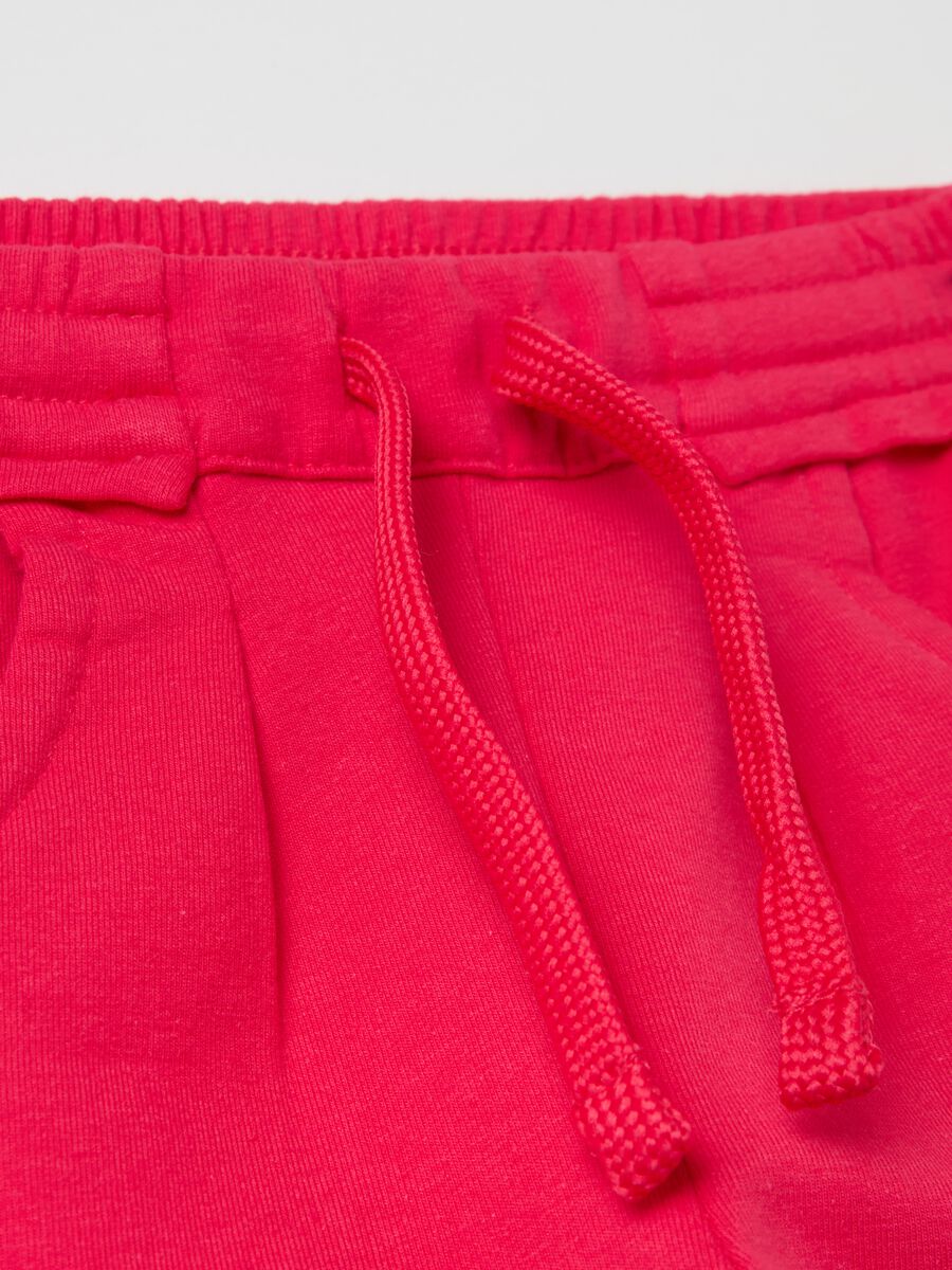 French terry joggers with drawstring_2