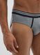 Set of multicolour regular fit cotton stretch brief tripack_3