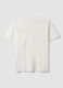White pure cotton crew-neck T-shirt, relaxed fit_6