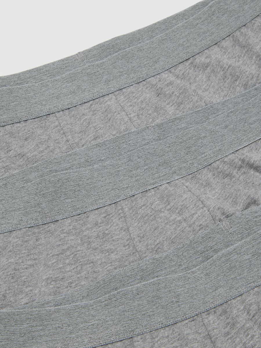 Pack of three grey pure cotton boxer shorts regular fit_5