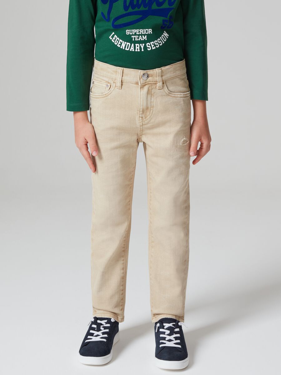 Jeans straight fit cinque tasche_1