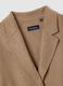 Long coat in beige wool blend, oversized fit_5