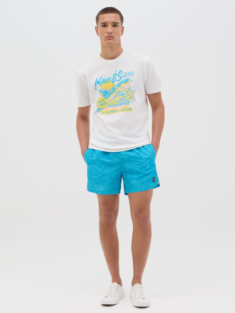 Men's Regular Fit Light Blue Boxers_0