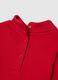 Red long-sleeve shirt for girls in pure cotton regular fit_2