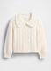 White Sweater for Girls in Material Blend_1