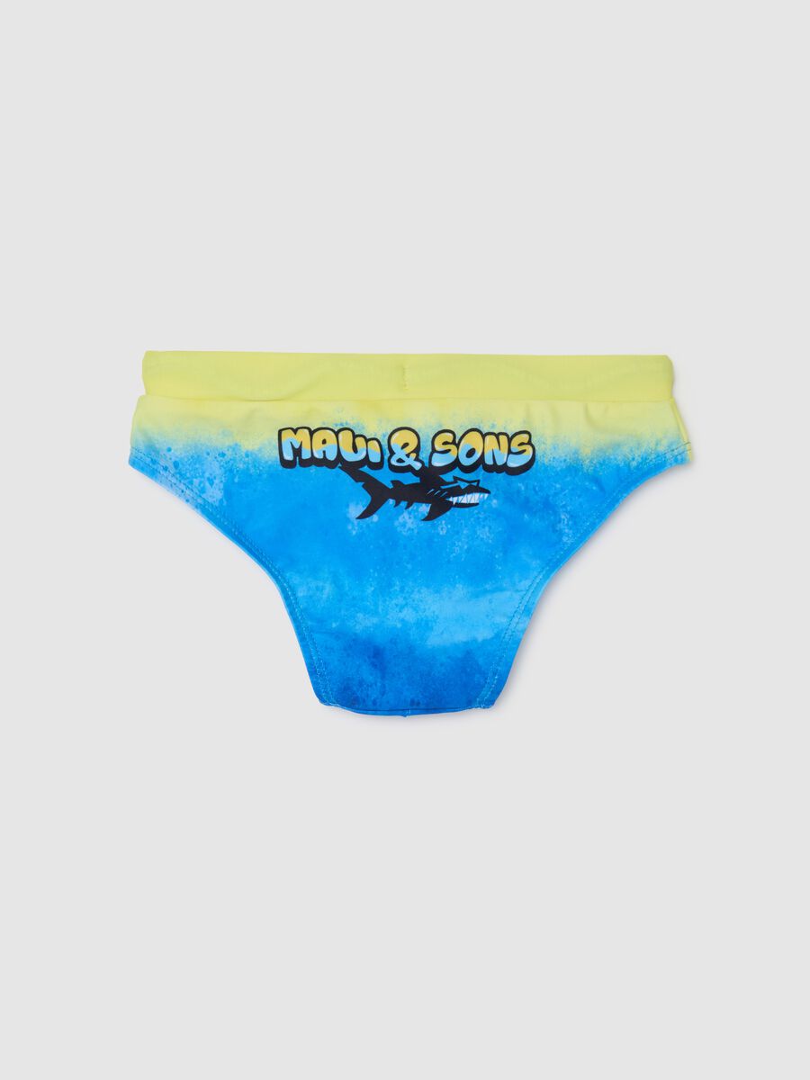 Children's multi-colour elasticated slip briefs with adjustable drawstrings_1