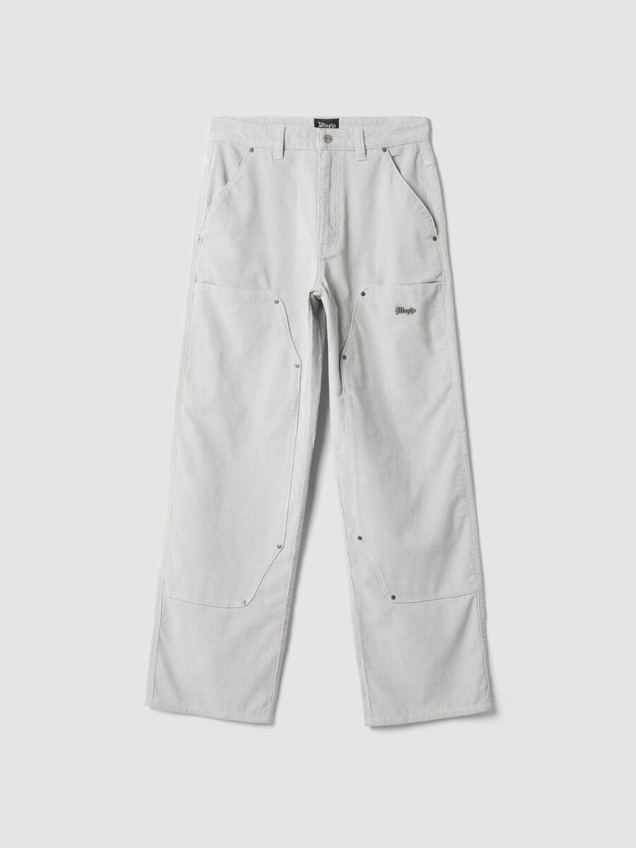 Corduroy Carpenter Pants Light Beige_0