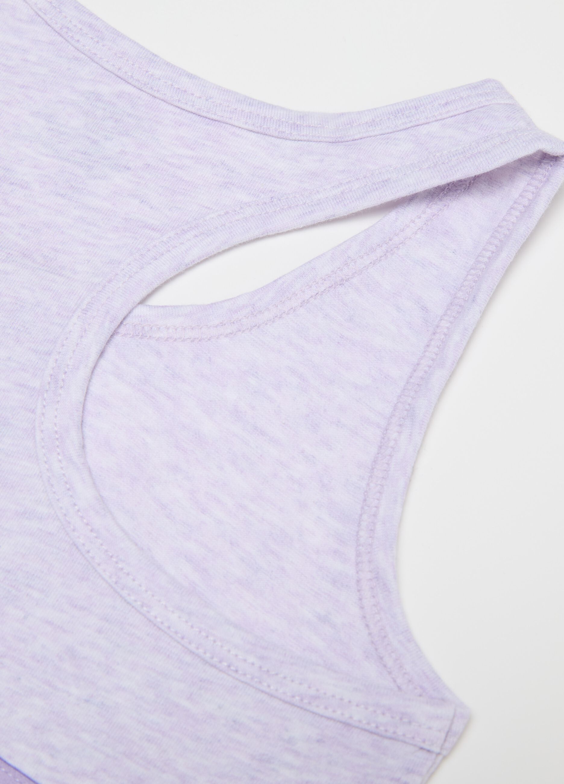 Bipack top intimi in cotone stretch