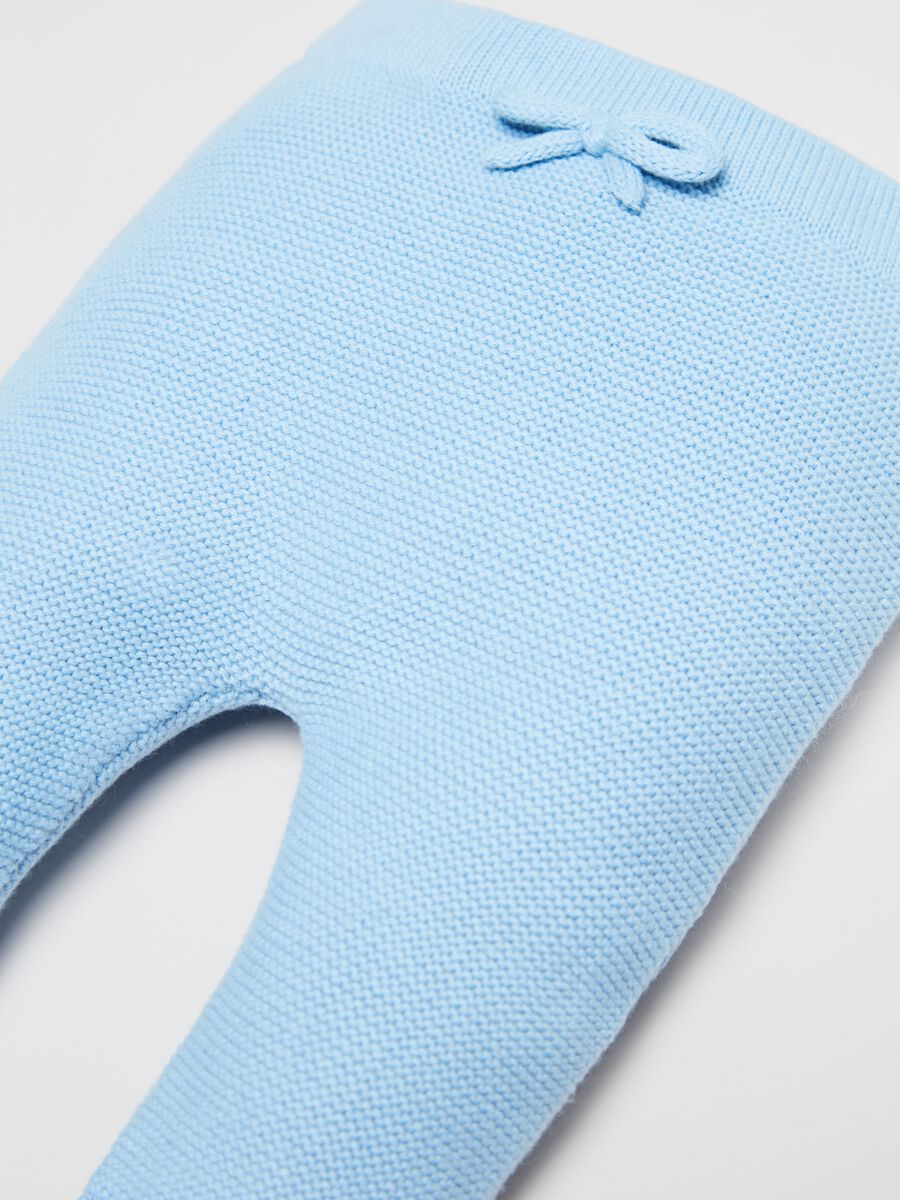 Set maglia e pantaloni tricot a righe_2