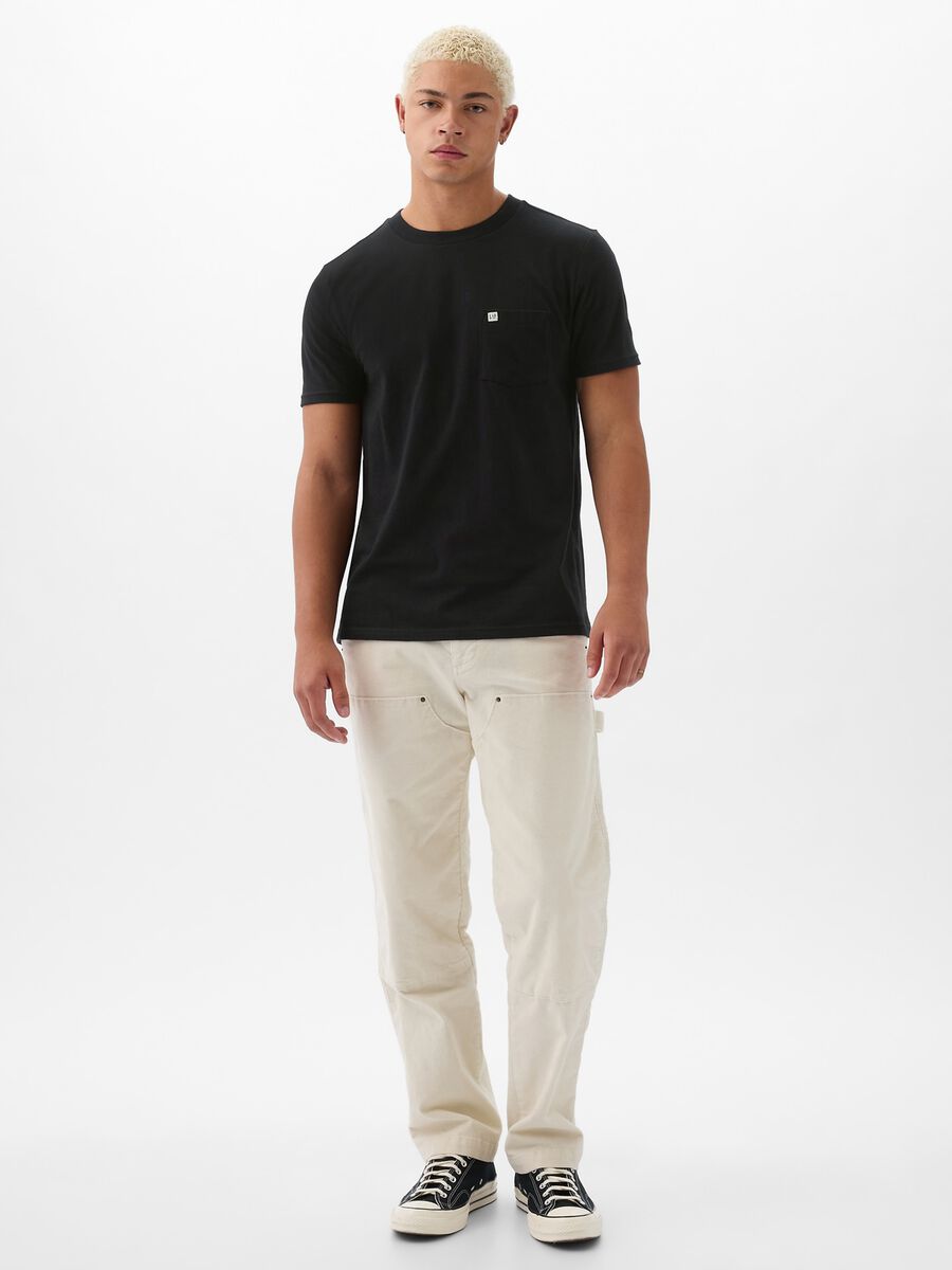 Cotton T-shirt with pocket_1